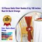10 Pieces Satin Chair Sashes 8 by 108 inches Rust Or Burnt Orange